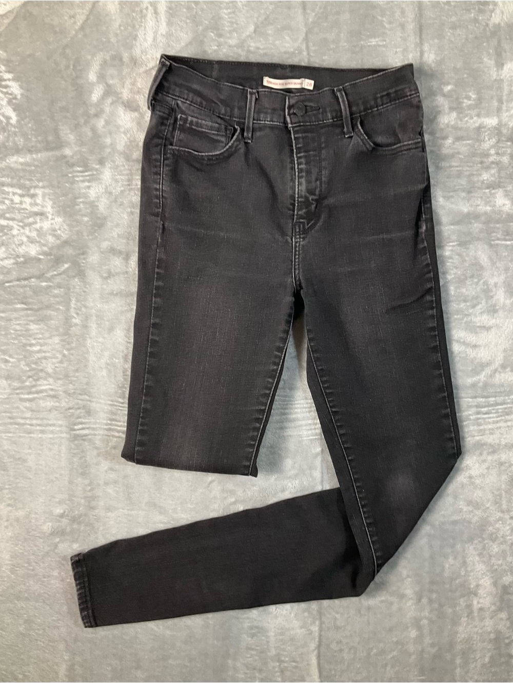 Levi’s 720 Women’s Size 28 High Rise Super Skinny Stretch Levis Black Jeans